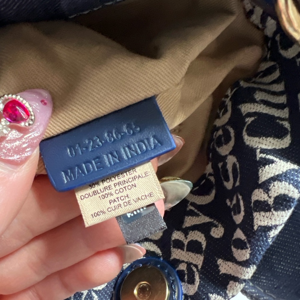 See By Chloe Denim Blue Mini Laetizia Tote Bag - Picture 11 of 13
